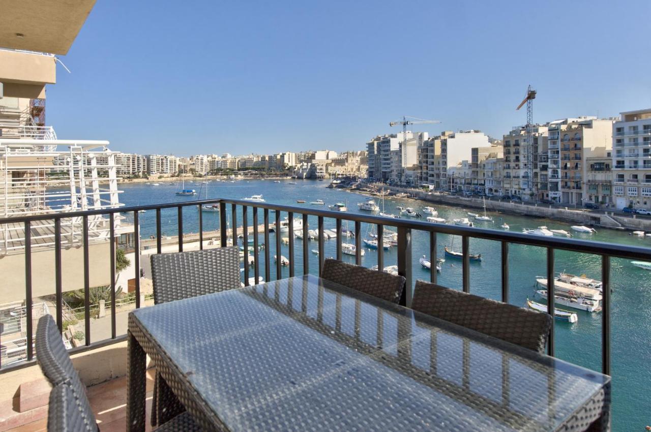 Spinola Court - Stunning Seaview Apartment & Penthouse On Spinola Bay By Shortletsmalta Saint Julian's Bagian luar foto
