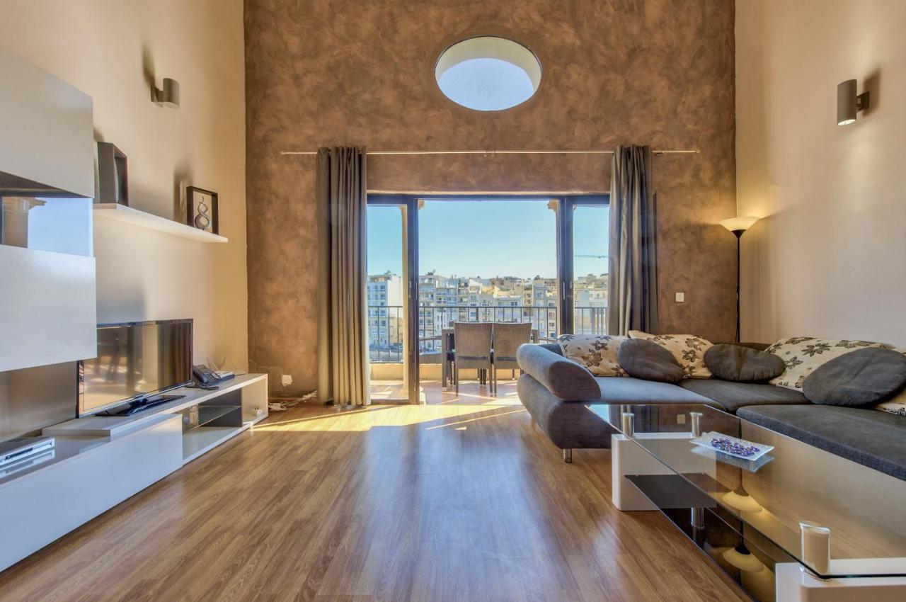 Spinola Court - Stunning Seaview Apartment & Penthouse On Spinola Bay By Shortletsmalta Saint Julian's Bagian luar foto