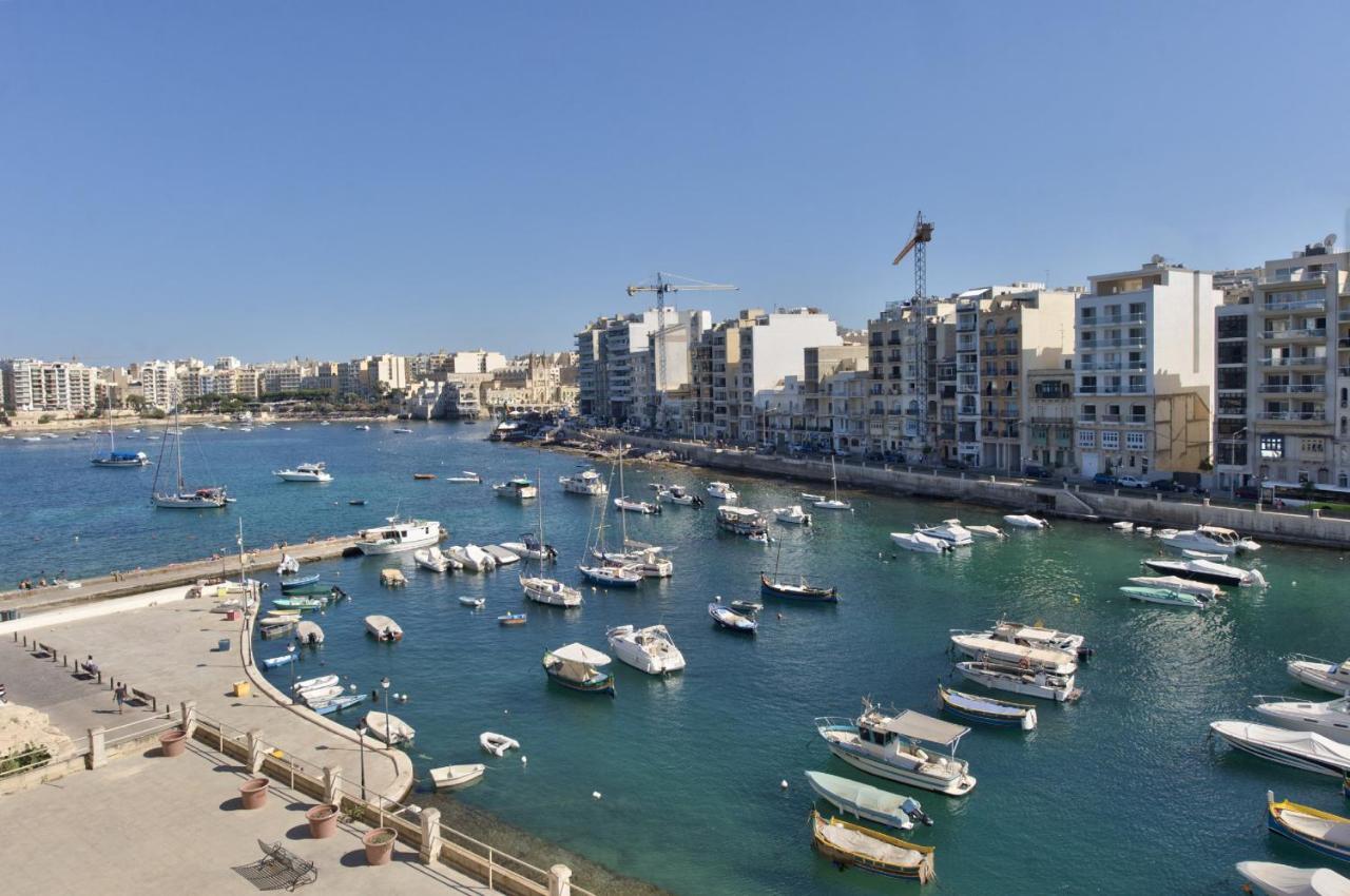 Spinola Court - Stunning Seaview Apartment & Penthouse On Spinola Bay By Shortletsmalta Saint Julian's Bagian luar foto