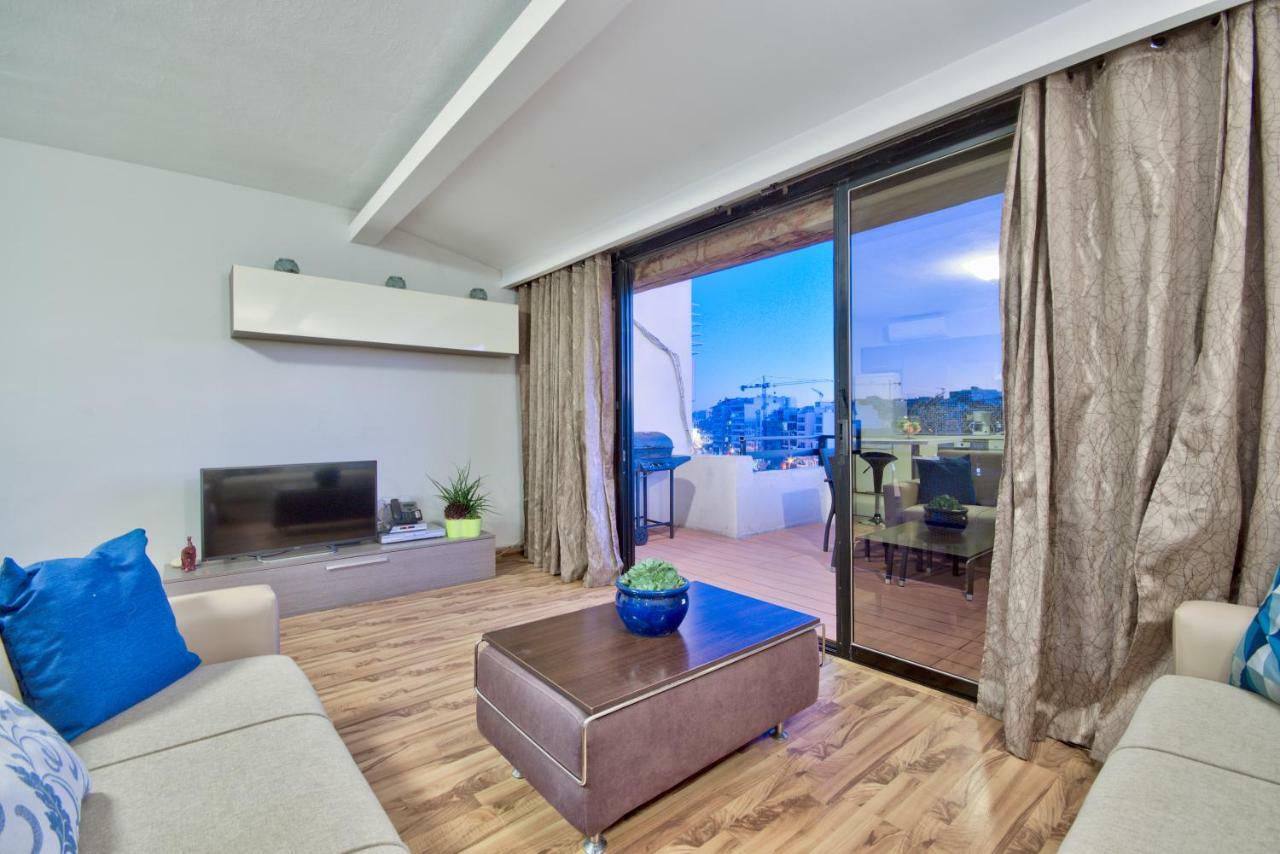 Spinola Court - Stunning Seaview Apartment & Penthouse On Spinola Bay By Shortletsmalta Saint Julian's Bagian luar foto